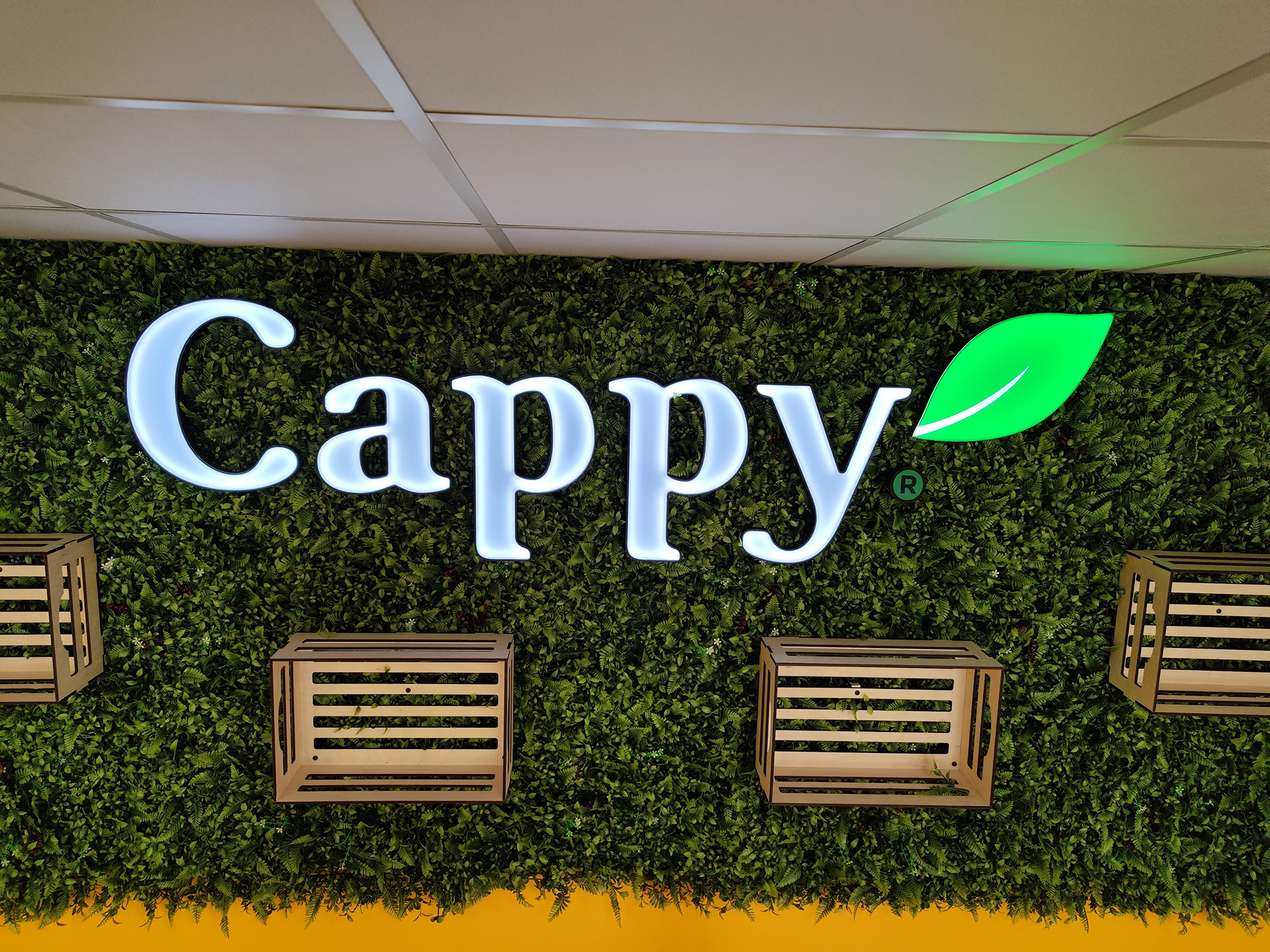 Cappy светещ надпис